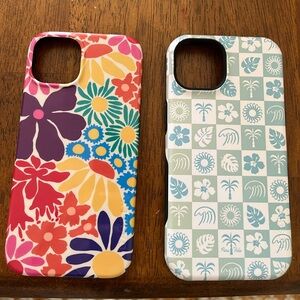 Casely brand I phone 13 Vibrant Floral and Tropical Leaf Phone Cases